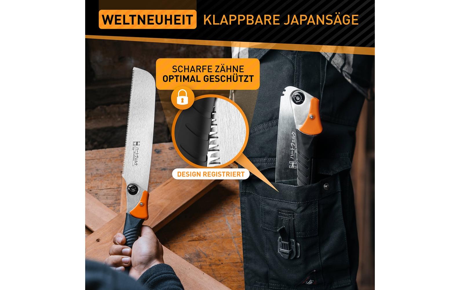 Hardtwerk Japansäge klappbar 24 cm