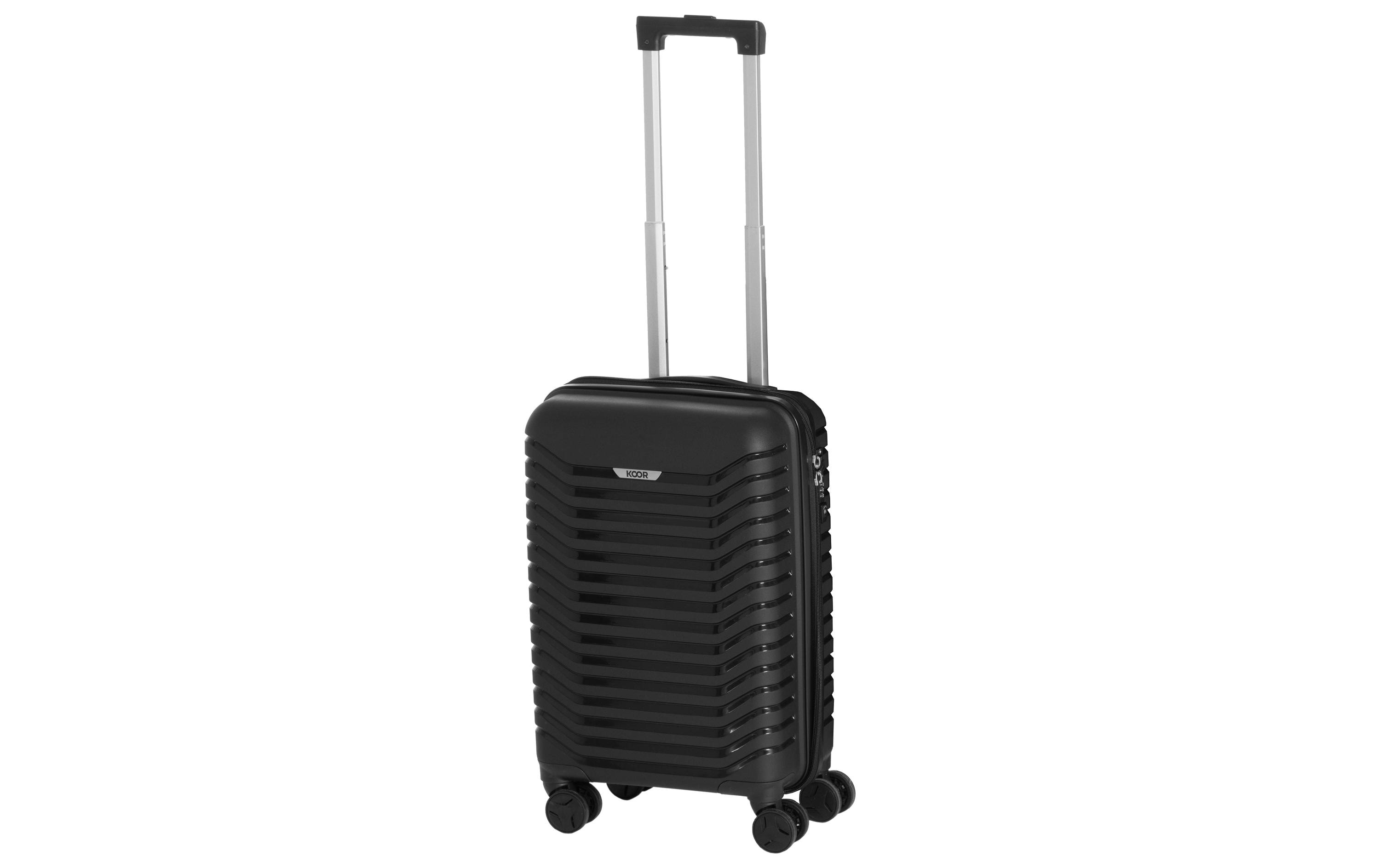 KOOR Reisekoffer Manila 40 L, Schwarz
