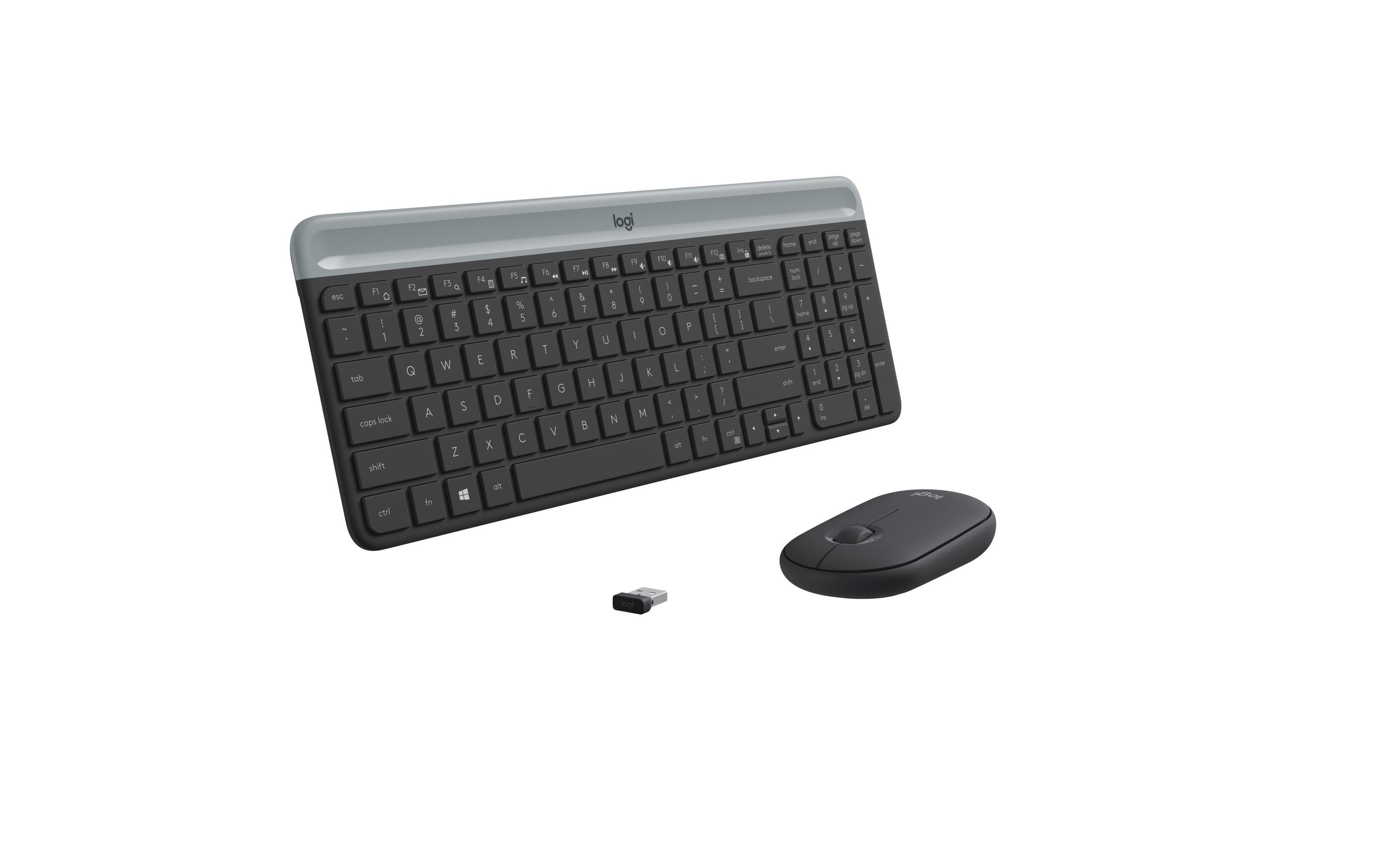 Logitech Tastatur-Maus-Set MK470 Graphite