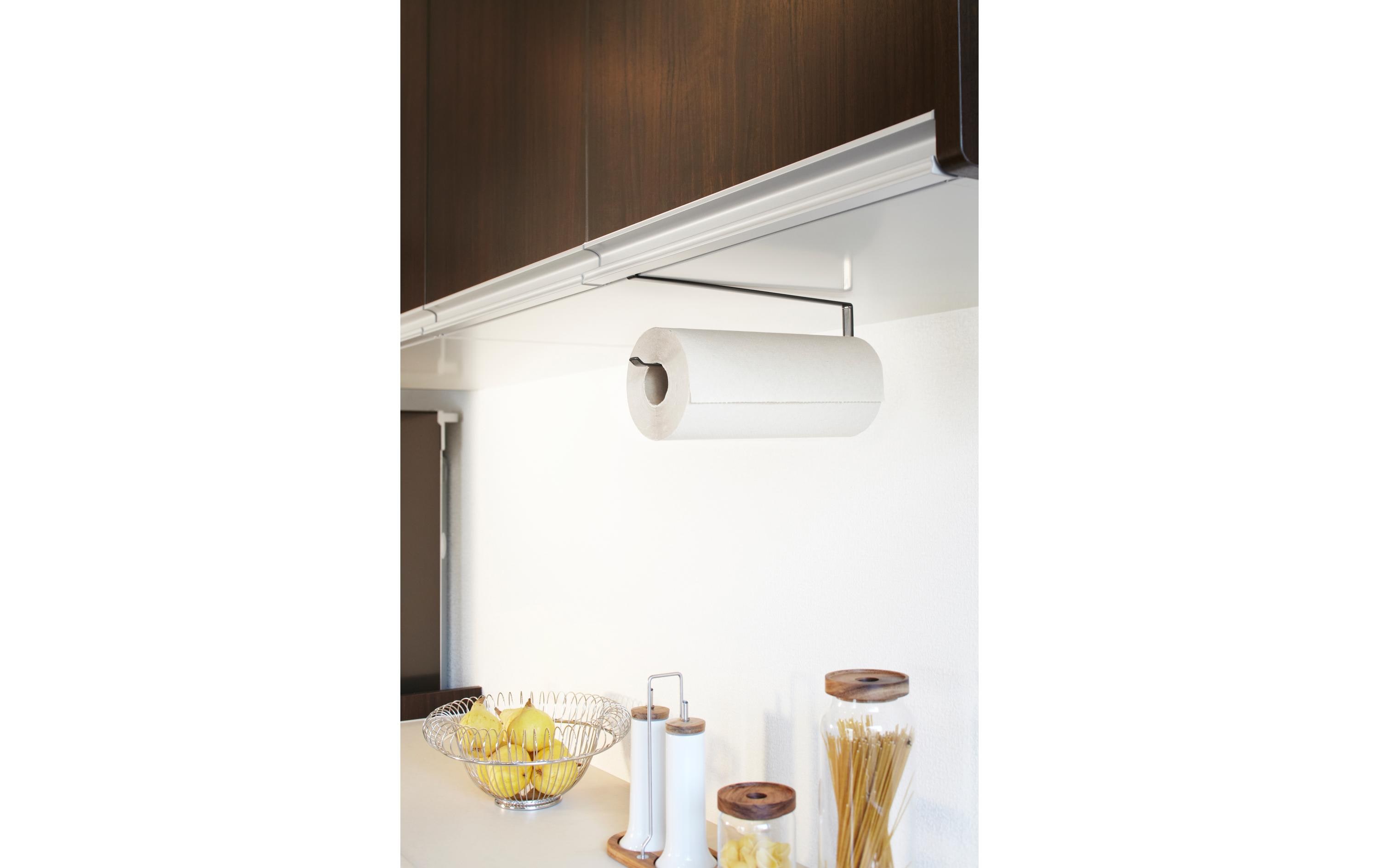 Yamazaki Küchenrollenhalter Tower Schwarz