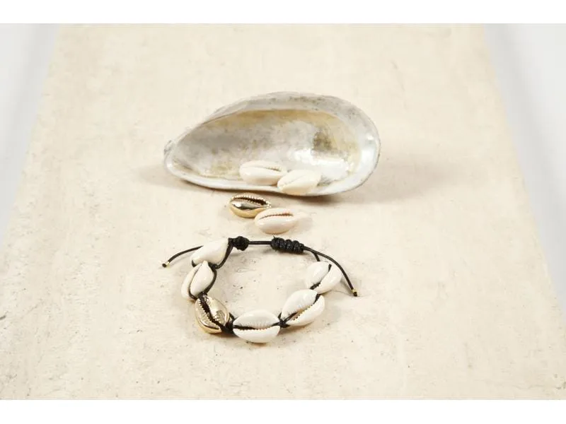 Creativ Company Perlen Muscheln, 20 mm, natur, 12 Stk.