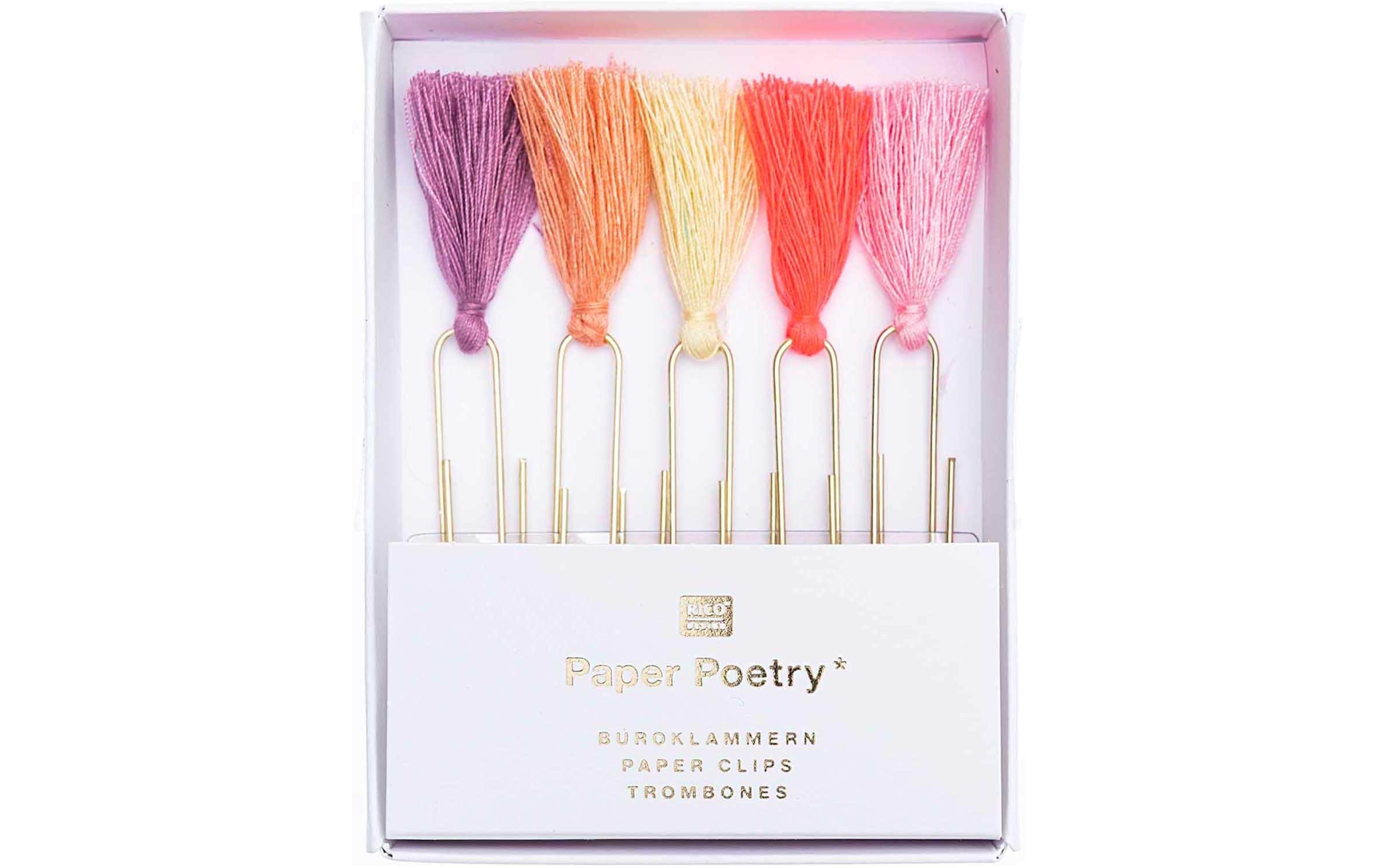 Rico Design Büroklammer Quasten 5 Stück Rico Design Büroklammer Quasten 5 Stück