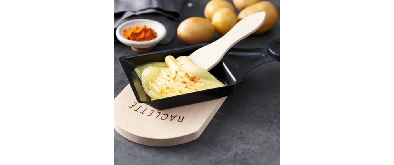 Kisag Raclette-Spachtel 6 Stück, Braun