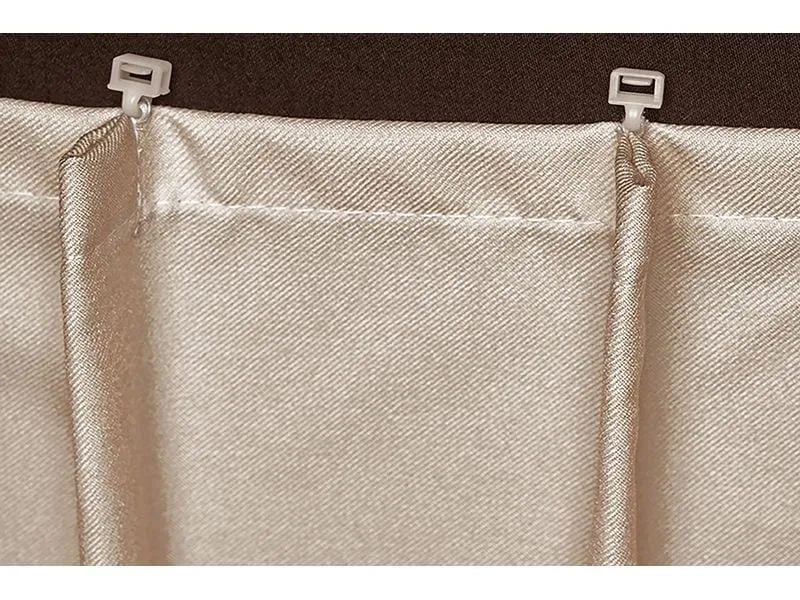 Hubatka Fertigvorhang Dekor 140 x 240 cm, Uni, Beige