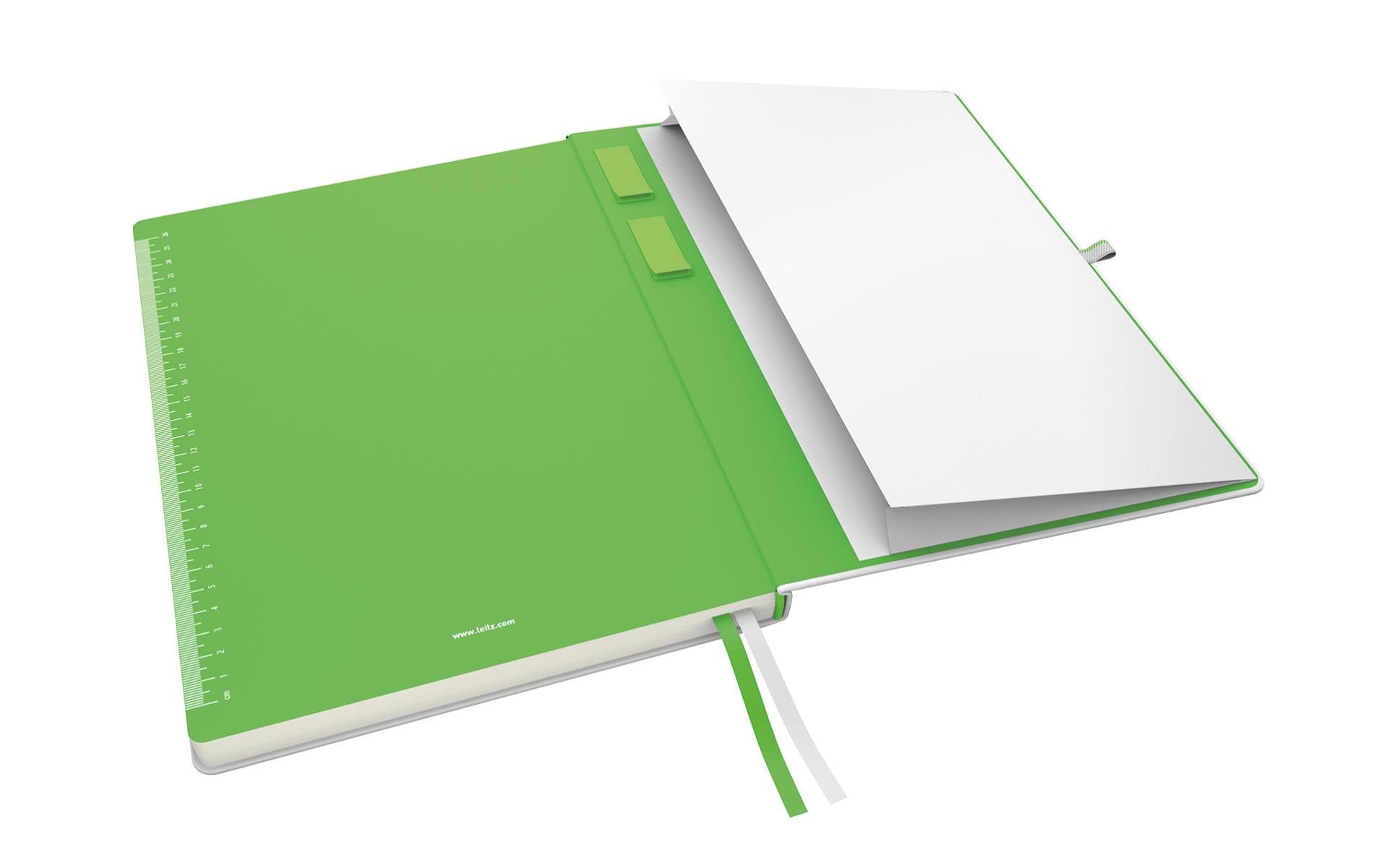 Leitz Notizbuch A4, Kariert, Weiss