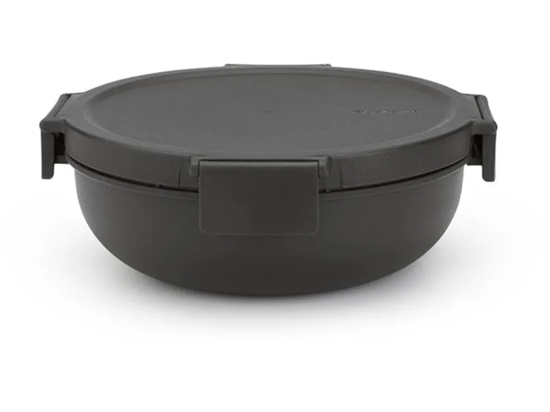 Brabantia Salatbehälter Make & Take Dunkelgrau Brabantia Salatbehälter Make & Take Dunkelgrau