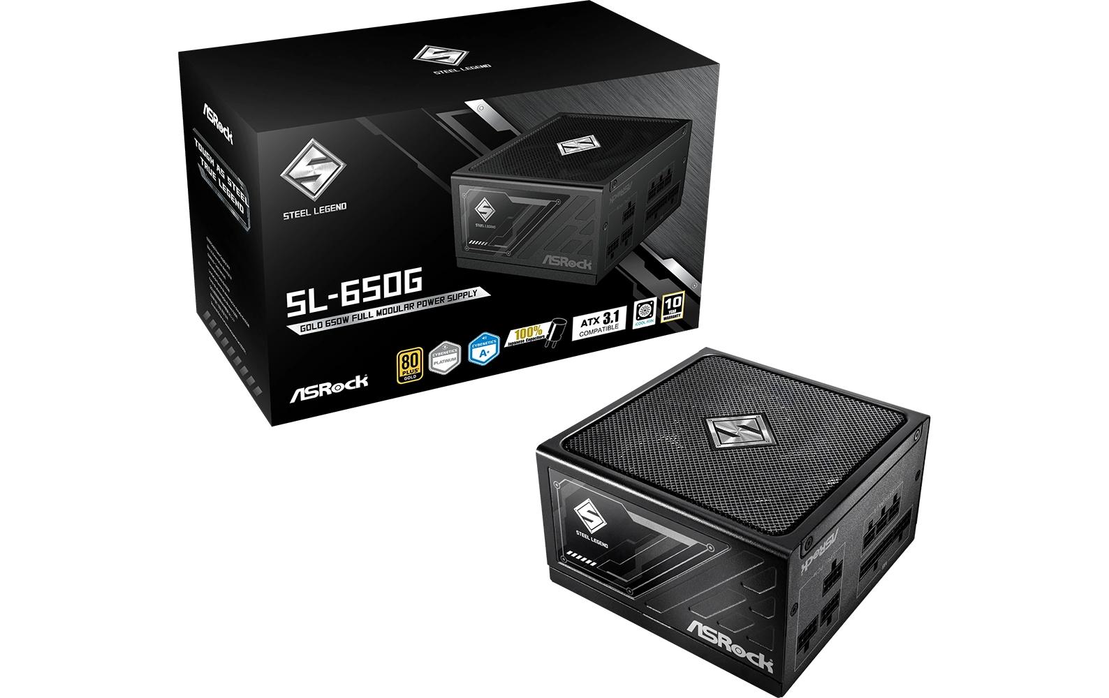 ASRock Netzteil Steel Legend SL-650G 650 W ASRock Netzteil Steel Legend SL-650G 650 W
