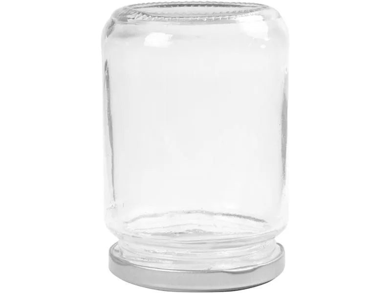 Creativ Company Glas mit Deckel 370 ml 6 Stück Creativ Company Glas mit Deckel 370 ml 6 Stück