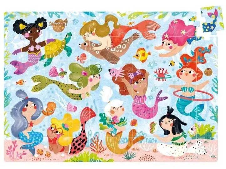Banana Panda Puzzle Magical Jumbo Meerjungfrauen Pappe 60 Teile Banana Panda Puzzle Magical Jumbo Meerjungfrauen Pappe 60 Teile