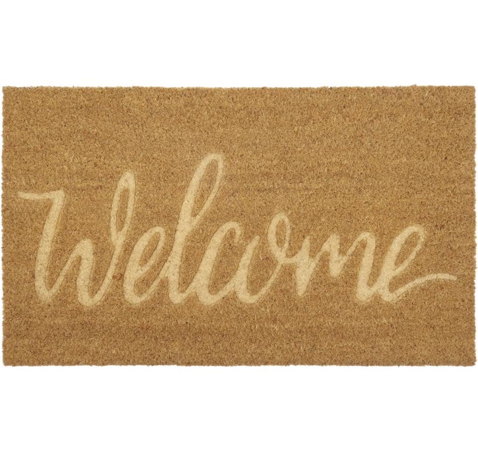 Chic Antique Fussmatte Welcome Kokosfaser 45 cm x 75 cm Chic Antique Fussmatte Welcome Kokosfaser 45 cm x 75 cm