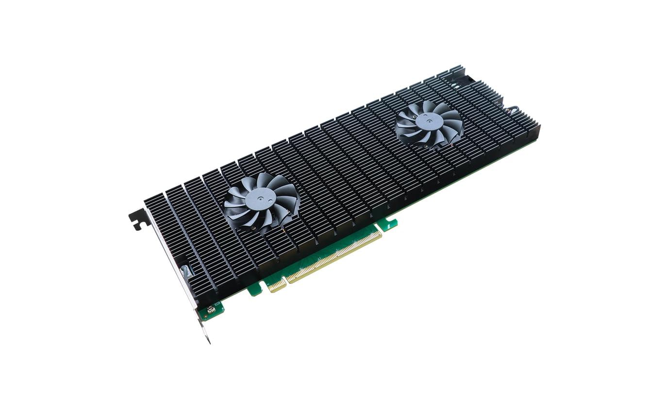 Highpoint Host Bus Adapter Rocket 1508 PCI-Ex16v4 - 8x M.2 NVMe Highpoint Host Bus Adapter Rocket 1508 PCI-Ex16v4 - 8x M.2 NVMe