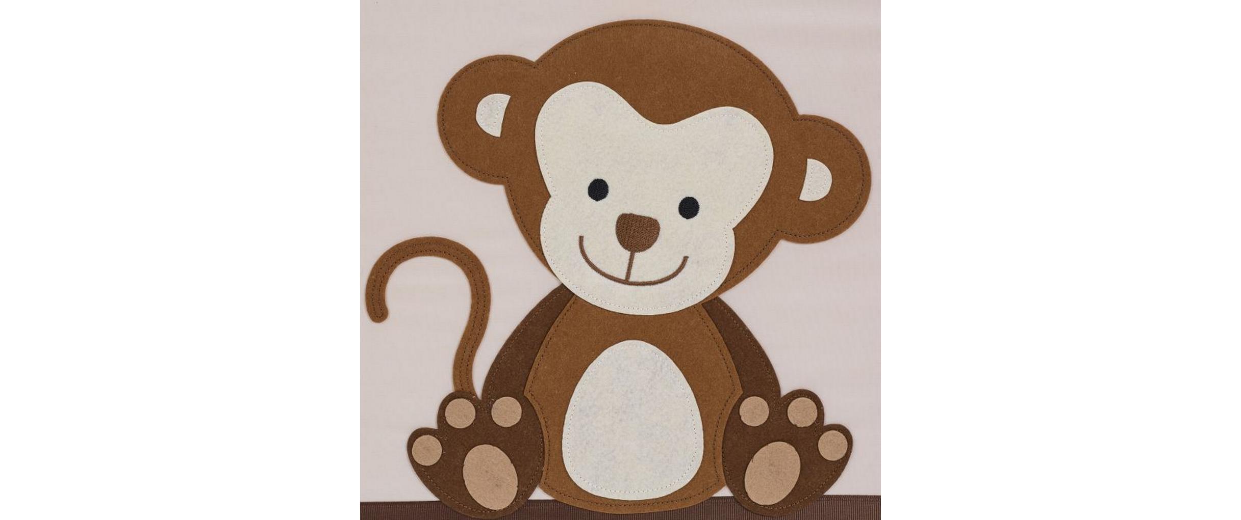 relaxdays Spielzeugbox Affe