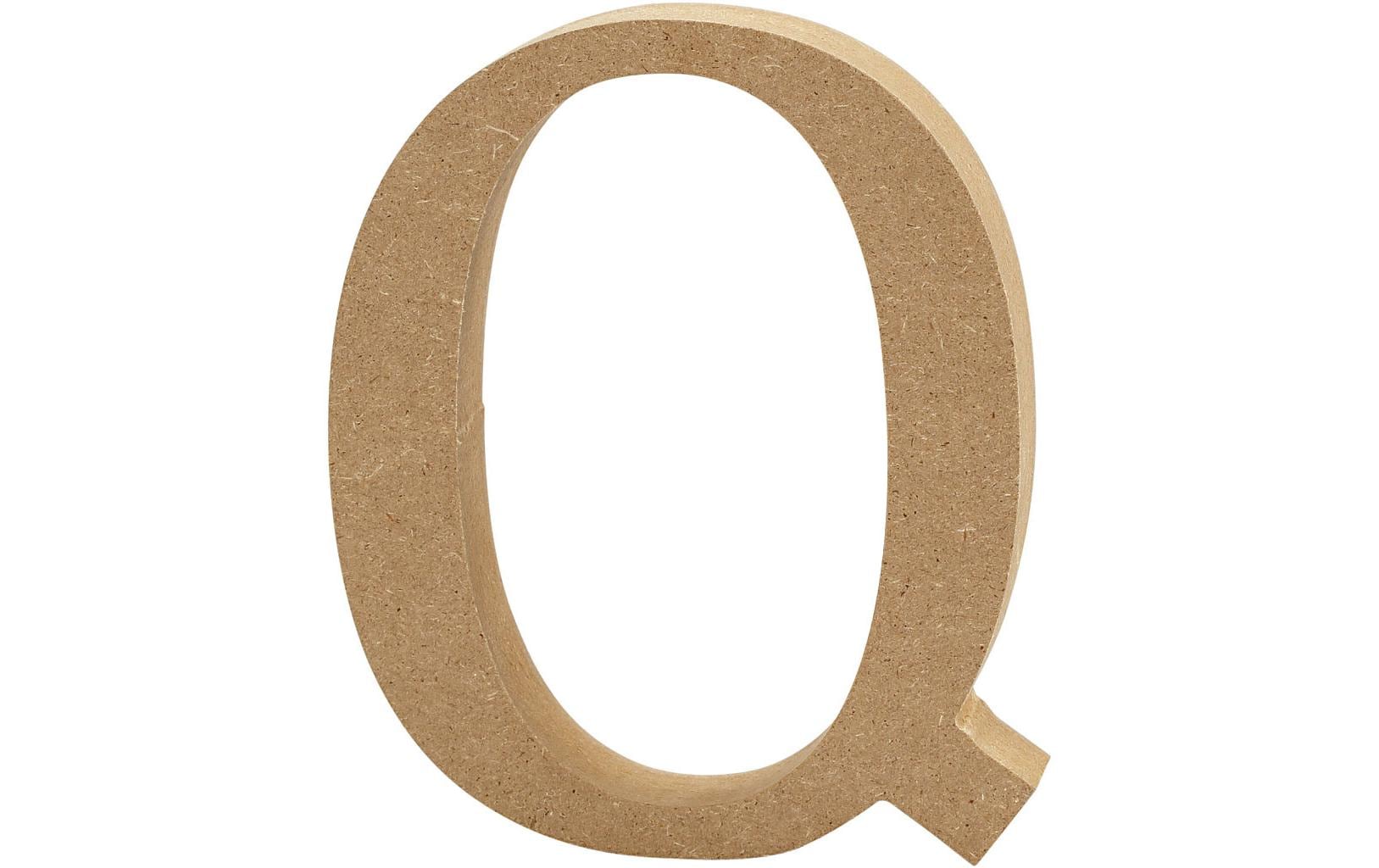 Creativ Company Holzbuchstabe Q 1 Stück