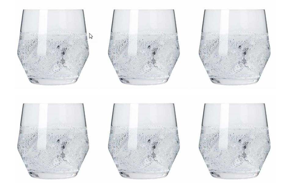 Leonardo Whiskyglas Puccini 310 ml, 6 Stück, Transparent 