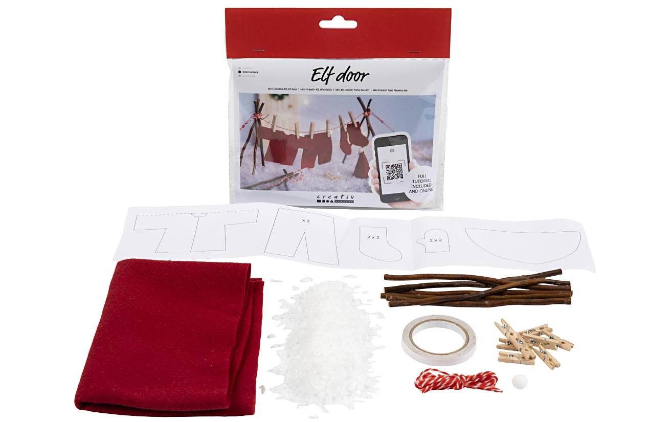 Creativ Company Mini-Utensilien Wichteltür Szene Kleider Aufhängen