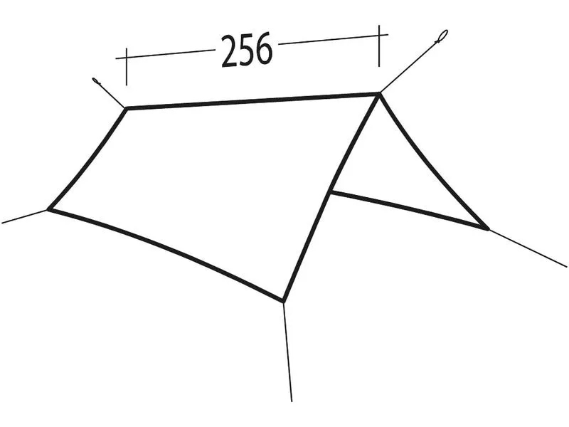 Robens Tarp Vestis 2.50 x 2.30 Solo UL Robens Tarp Vestis 2.50 x 2.30 Solo UL