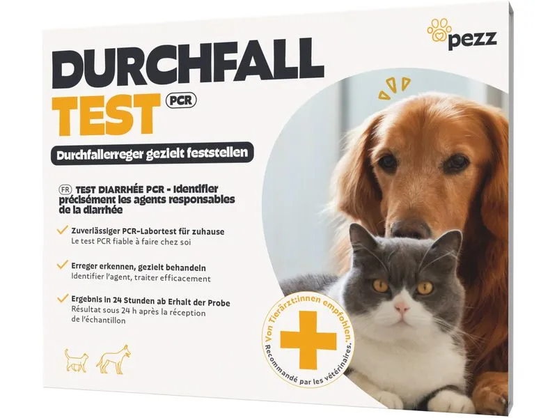 pezz Durchfalltest für Hunde und Katzen pezz Durchfalltest für Hunde und Katzen