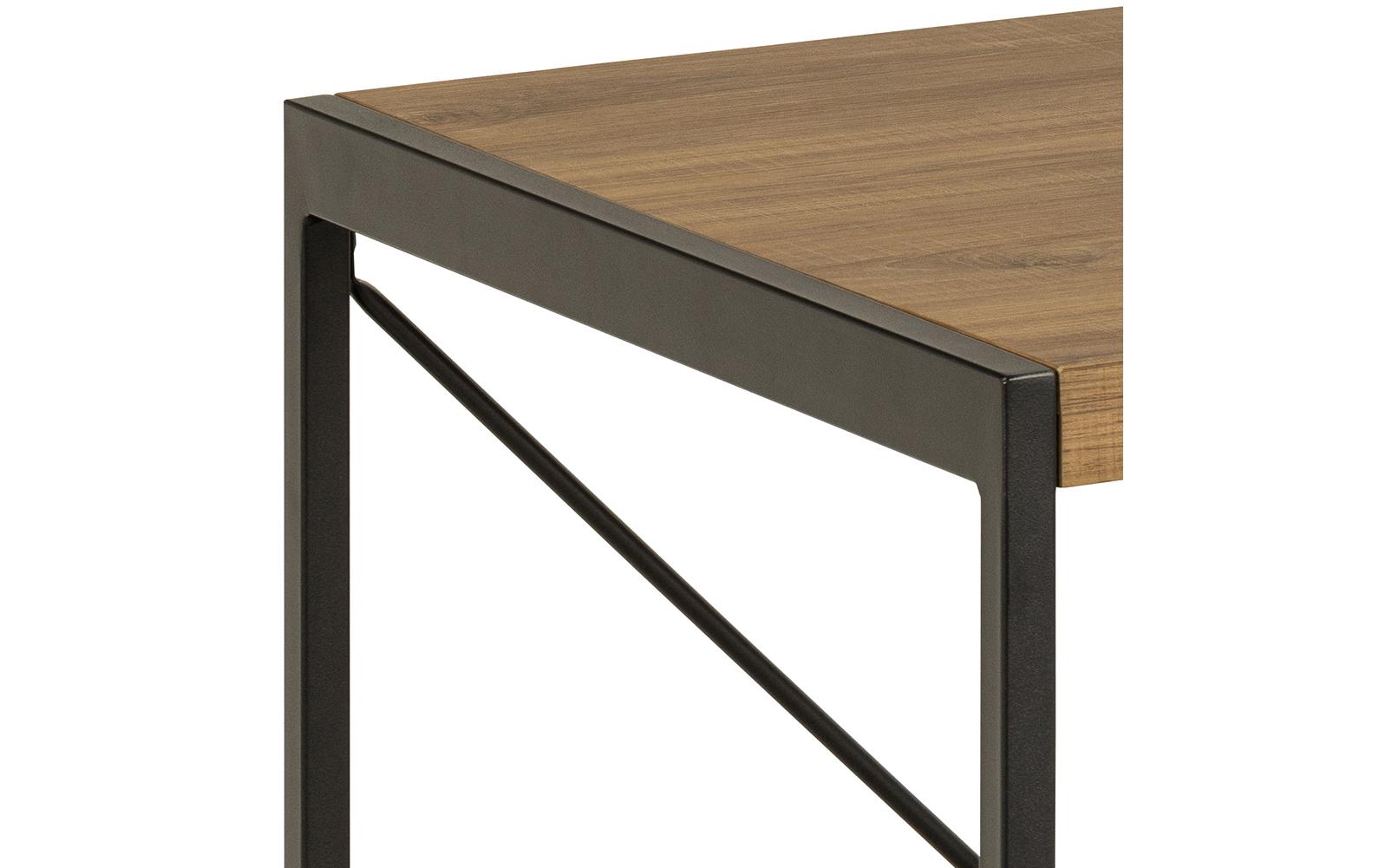 AC Design Tisch Bahamas, Schwarz / Braun