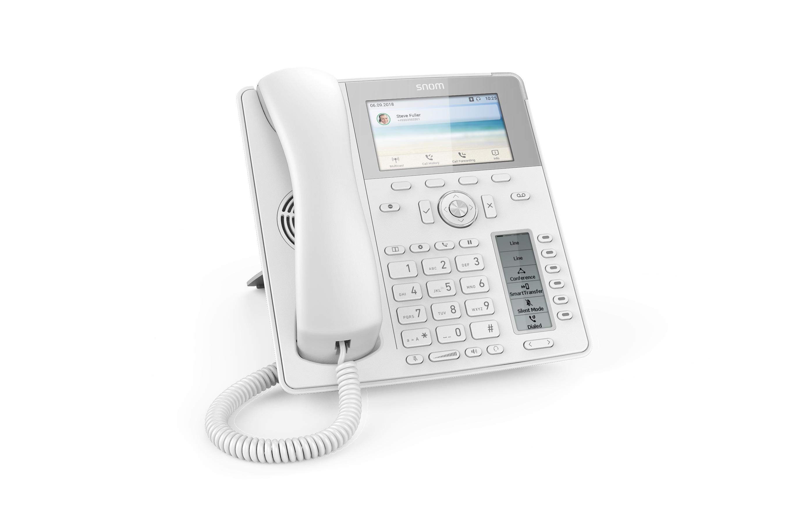 snom Tischtelefon D785 Weiss