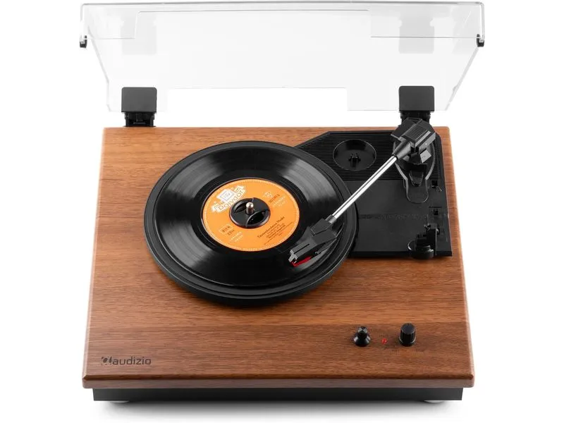 Audizio Plattenspieler mit Bluetooth RP112L Dunkelbraun