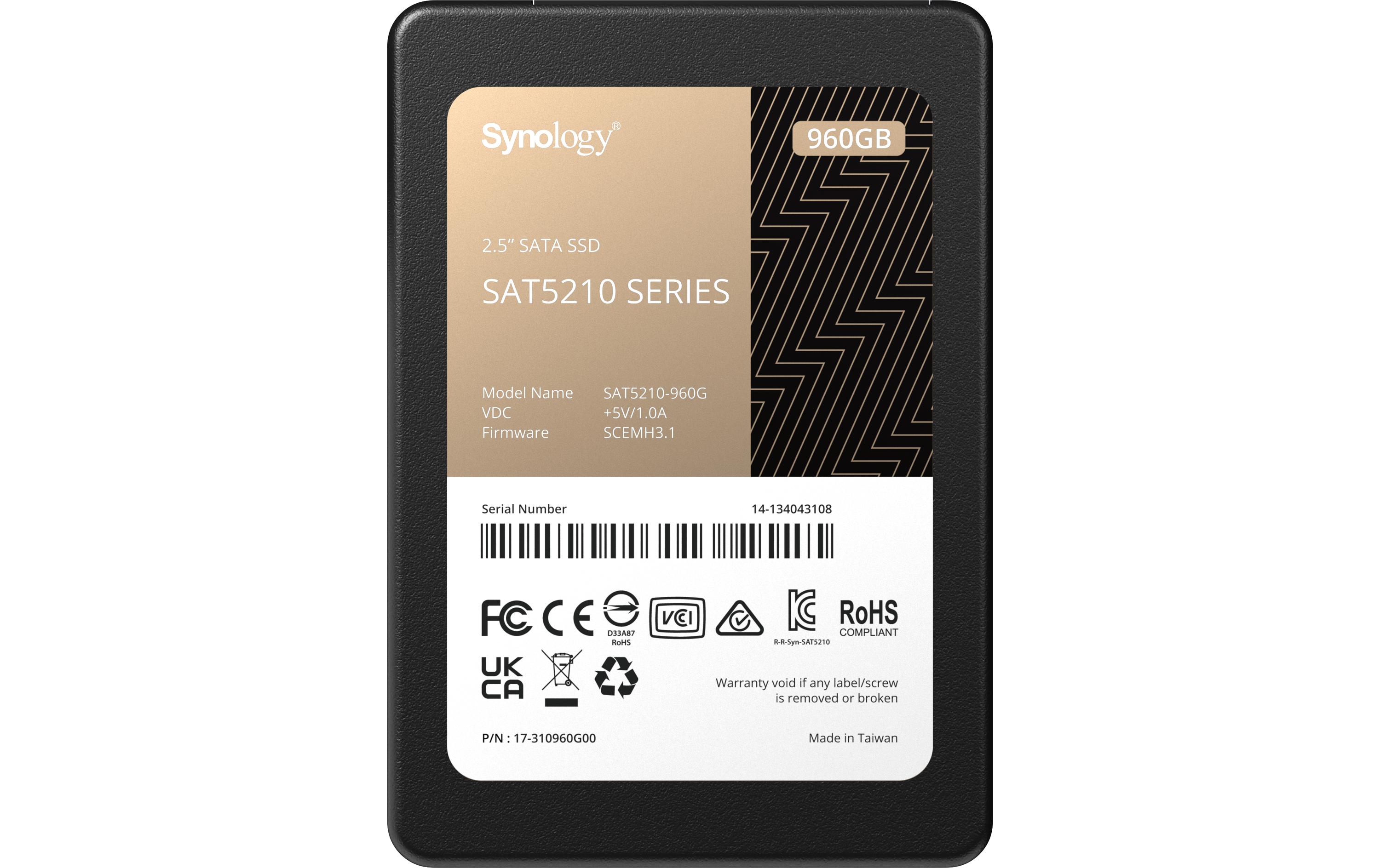 Synology SSD SAT5210 2.5 SATA 960 GB