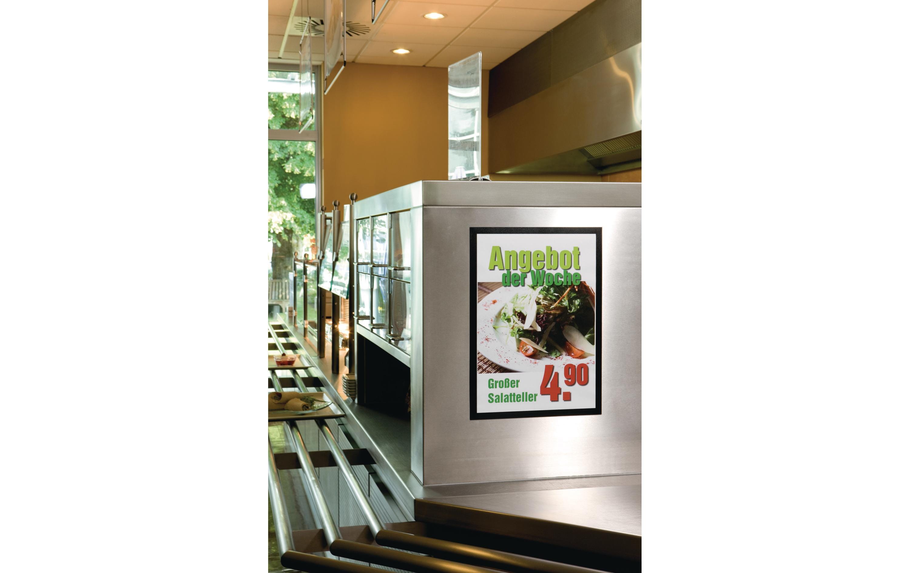 DURABLE Präsentationsrahmen Duraframe A3 2 Stück Schwarz