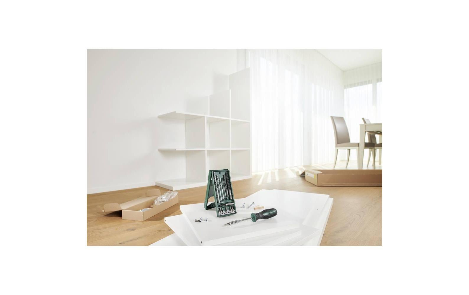 Bosch Bohr- und Bitset Mini X-Line, 15+1 Stück