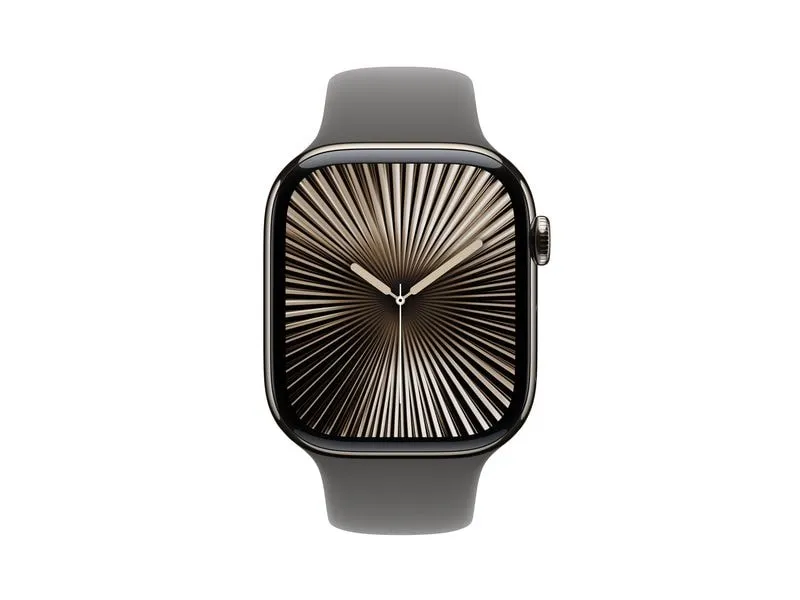 Apple Watch Series 10 46 mm LTE Natural Titanium Sport Grau S/M Apple Watch Series 10 46 mm LTE Natural Titanium Sport Grau S/M