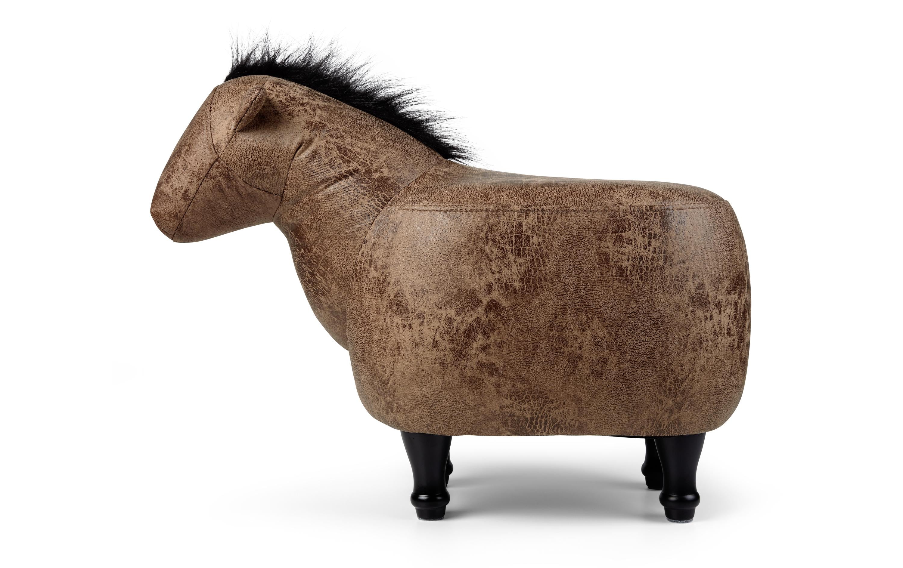 zoosy Kinderhocker Pferd Sunny Braun