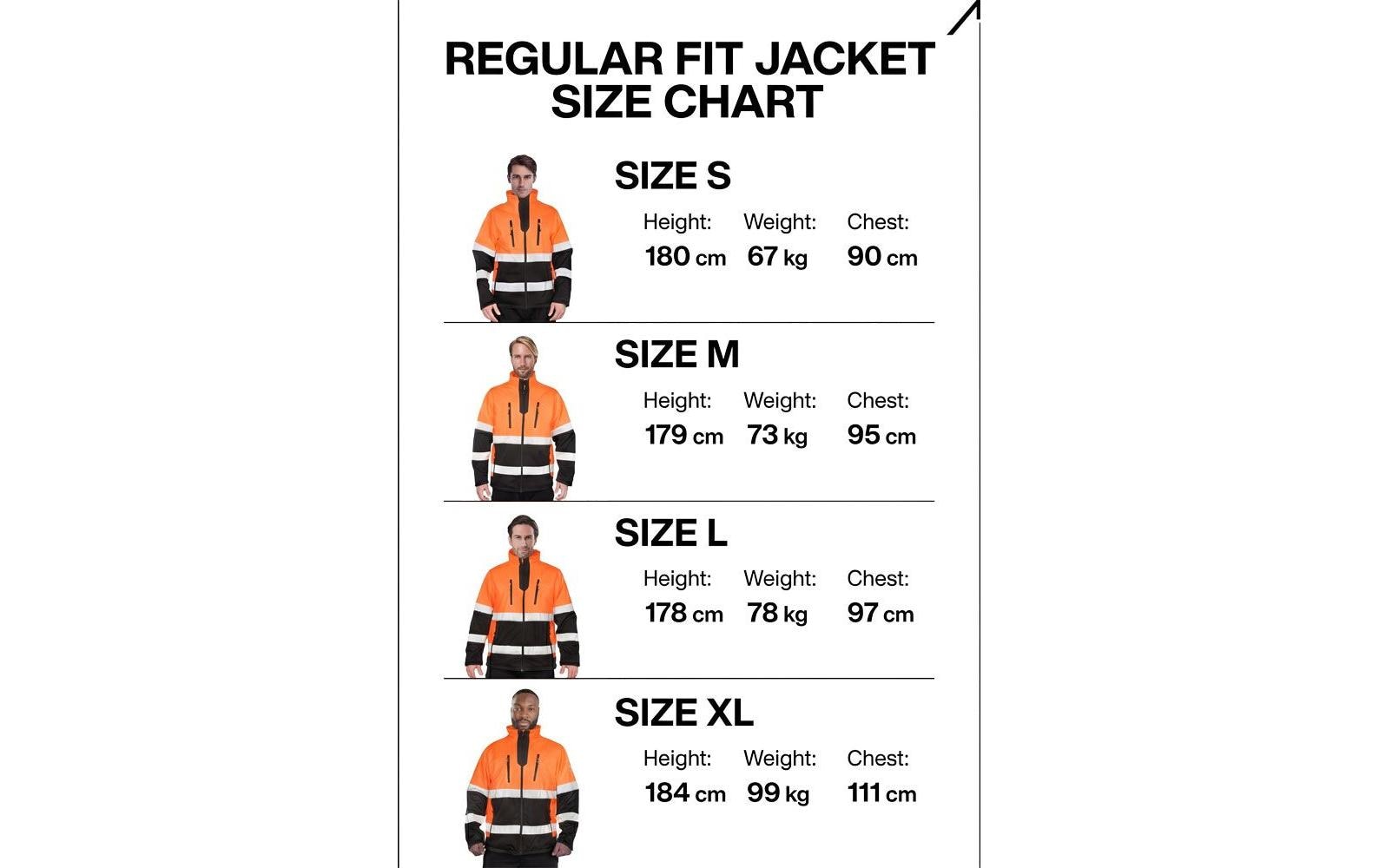 ACE ACE Neon Softshell-Warnjacke – S