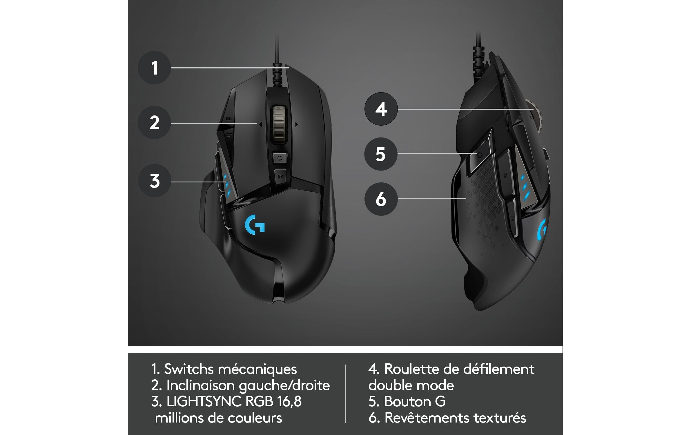 Logitech Gaming-Maus G502 HERO