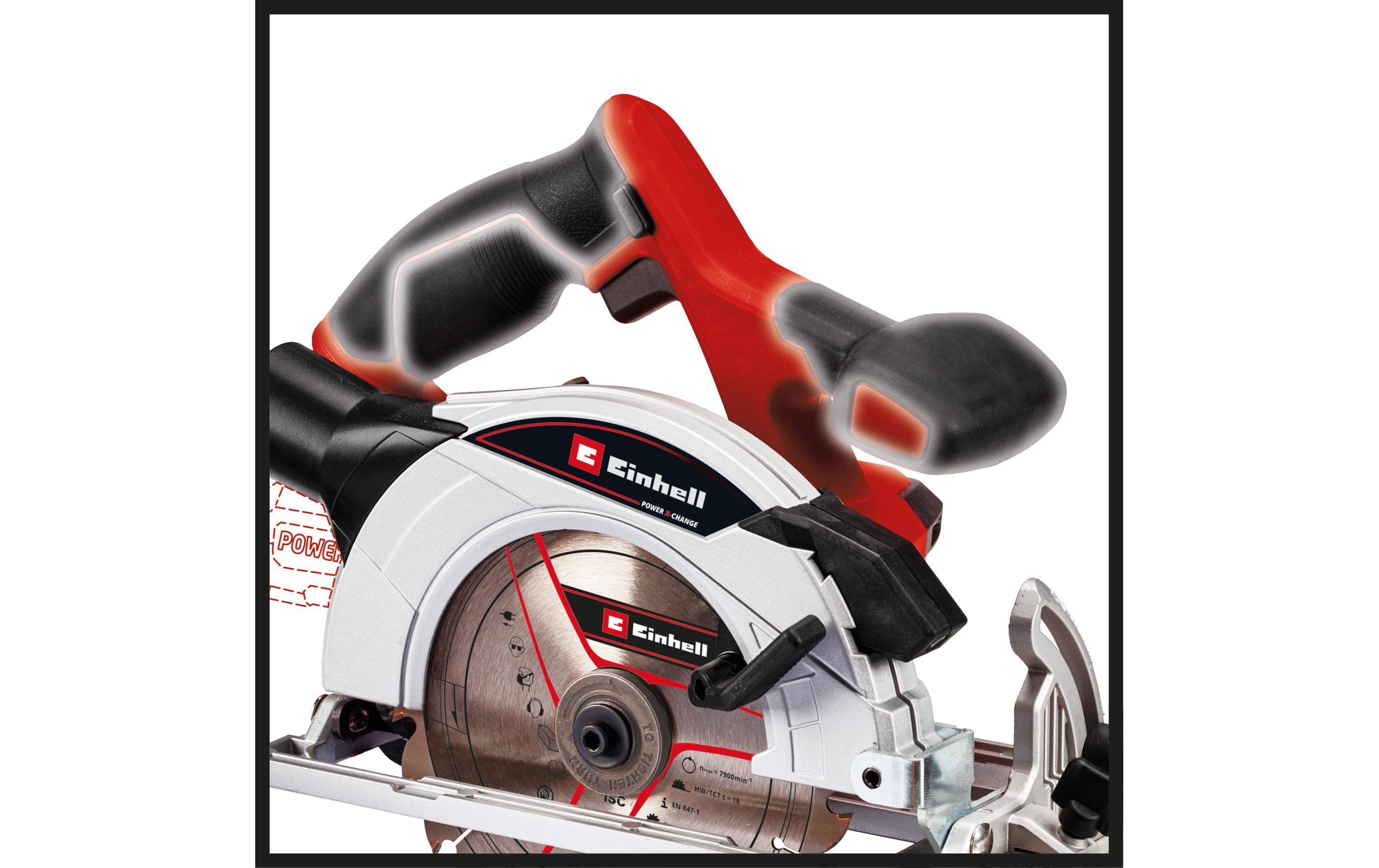 Einhell Akku-Handkreissäge TE-CS 18/165-1 Li Solo