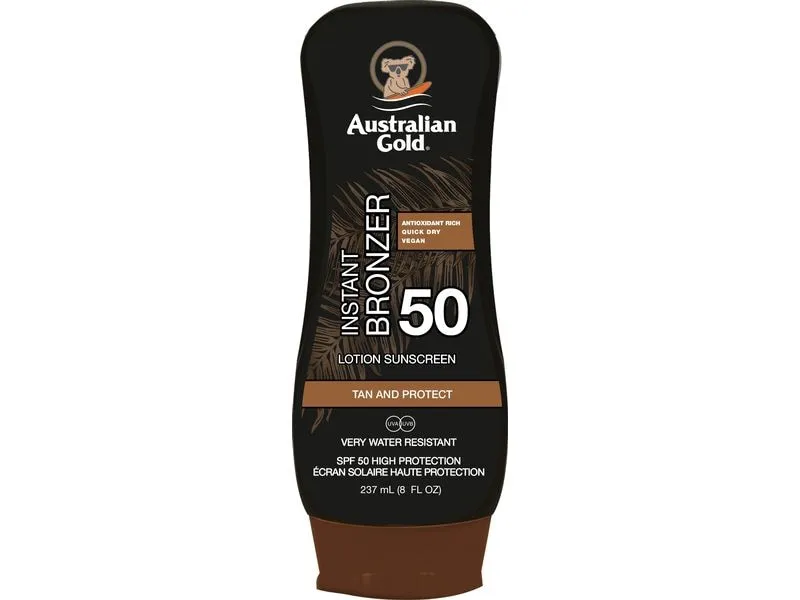 Australian Gold Sonnencreme Lotion mit Bronzer SPF 50 237 ml Australian Gold Sonnencreme Lotion mit Bronzer SPF 50 237 ml