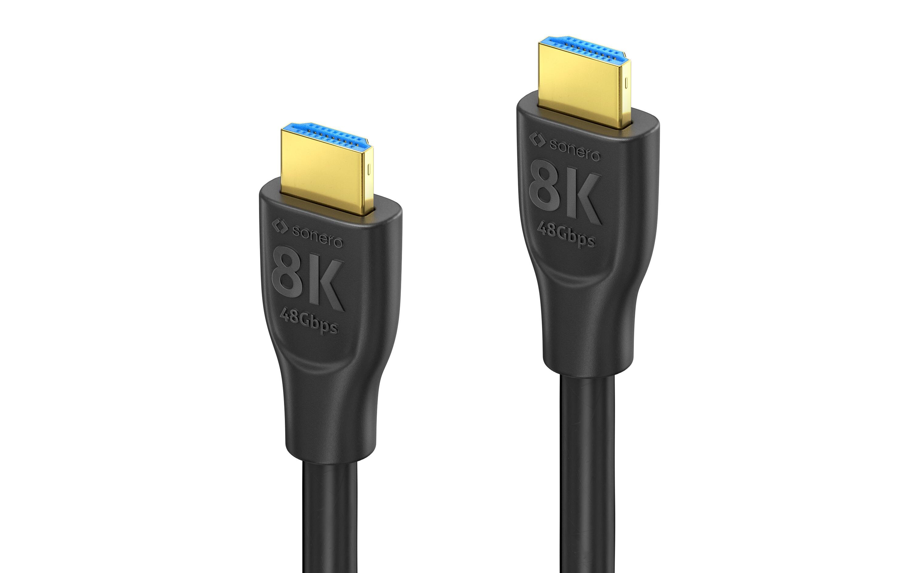 sonero Kabel Ultra High Speed HDMI 2.1 8K HDMI - HDMI, 1.5 m