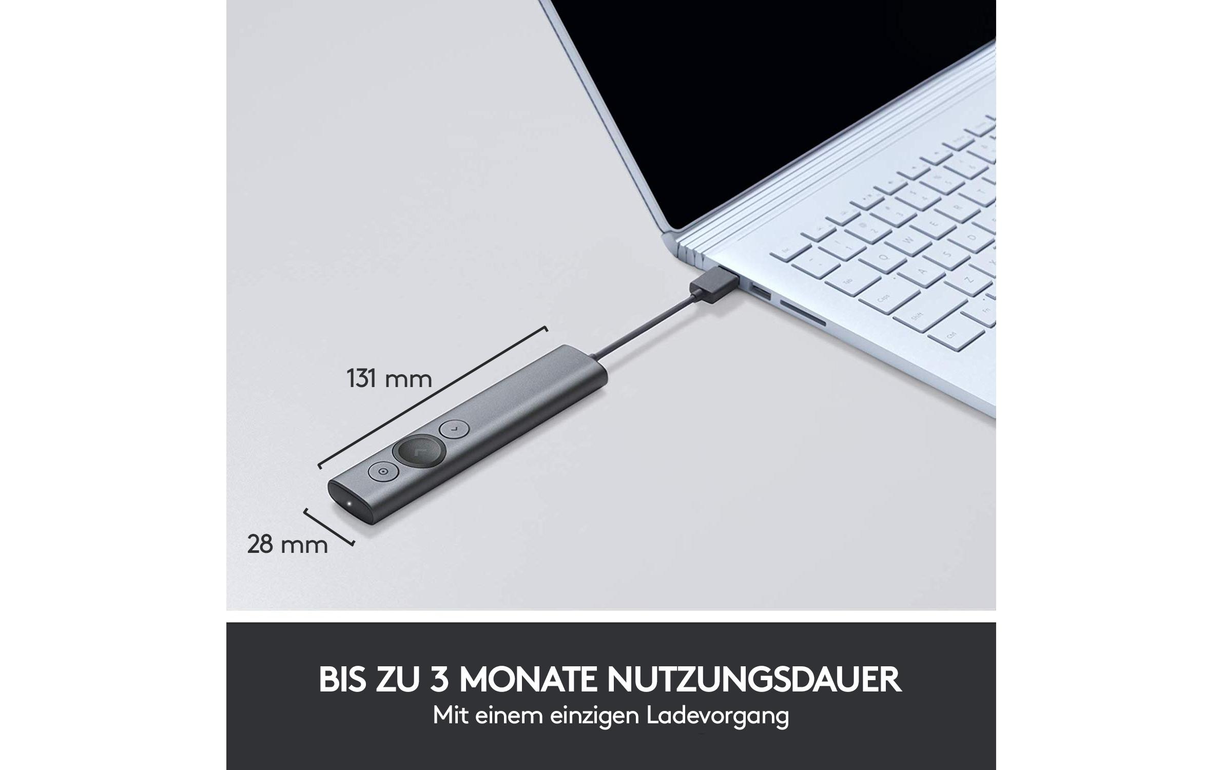 Logitech Presenter Spotlight Schiefergrau Logitech Presenter Spotlight Schiefergrau