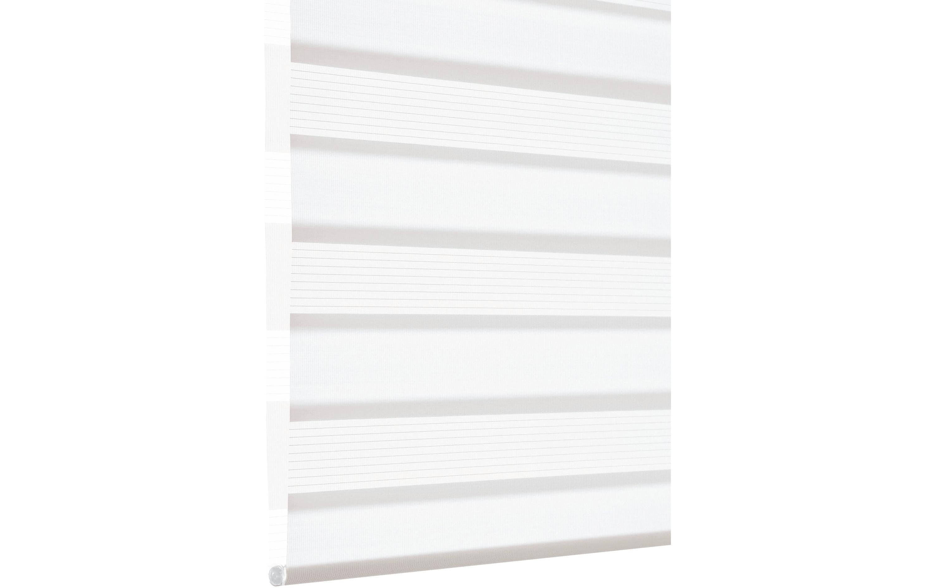 Gardinia Duo Klemmrollo 60 x 150 cm, Weiss