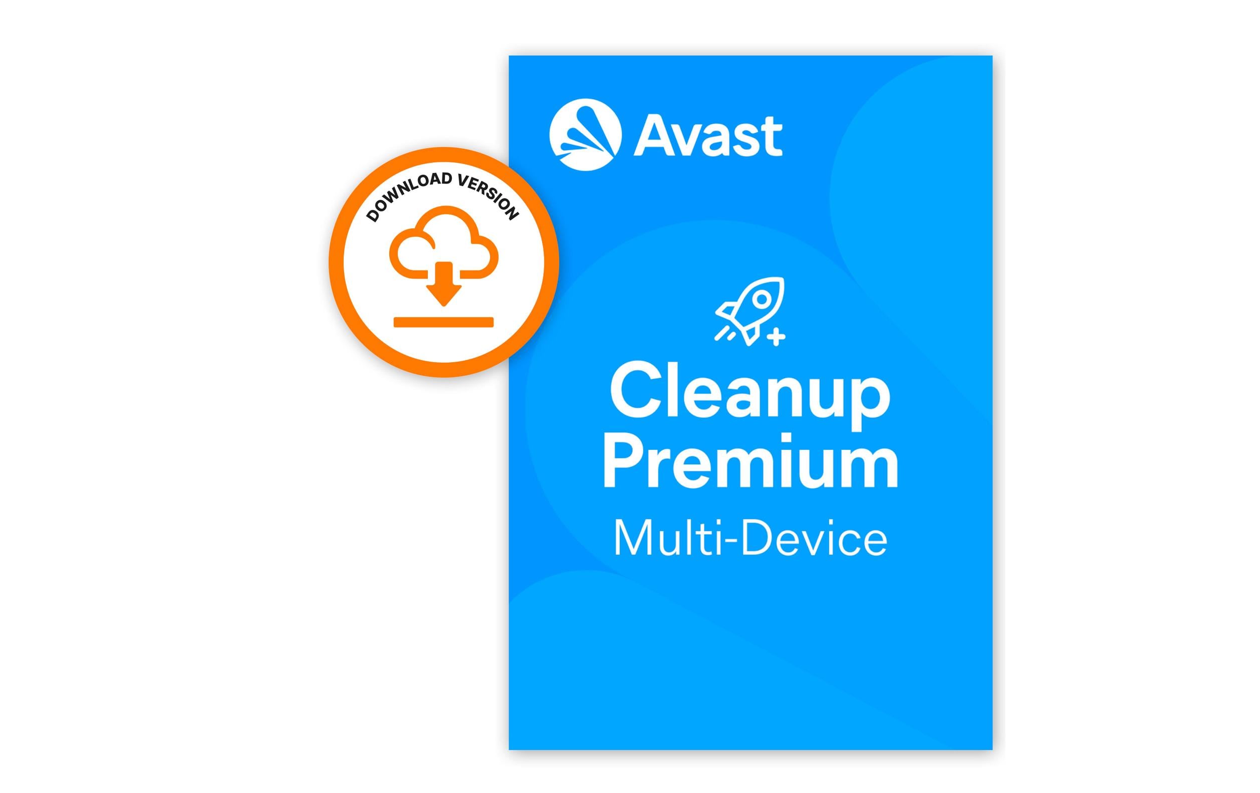 Avast Cleanup Premium ESD, Vollversion, 10 Geräte, 1 Jahr