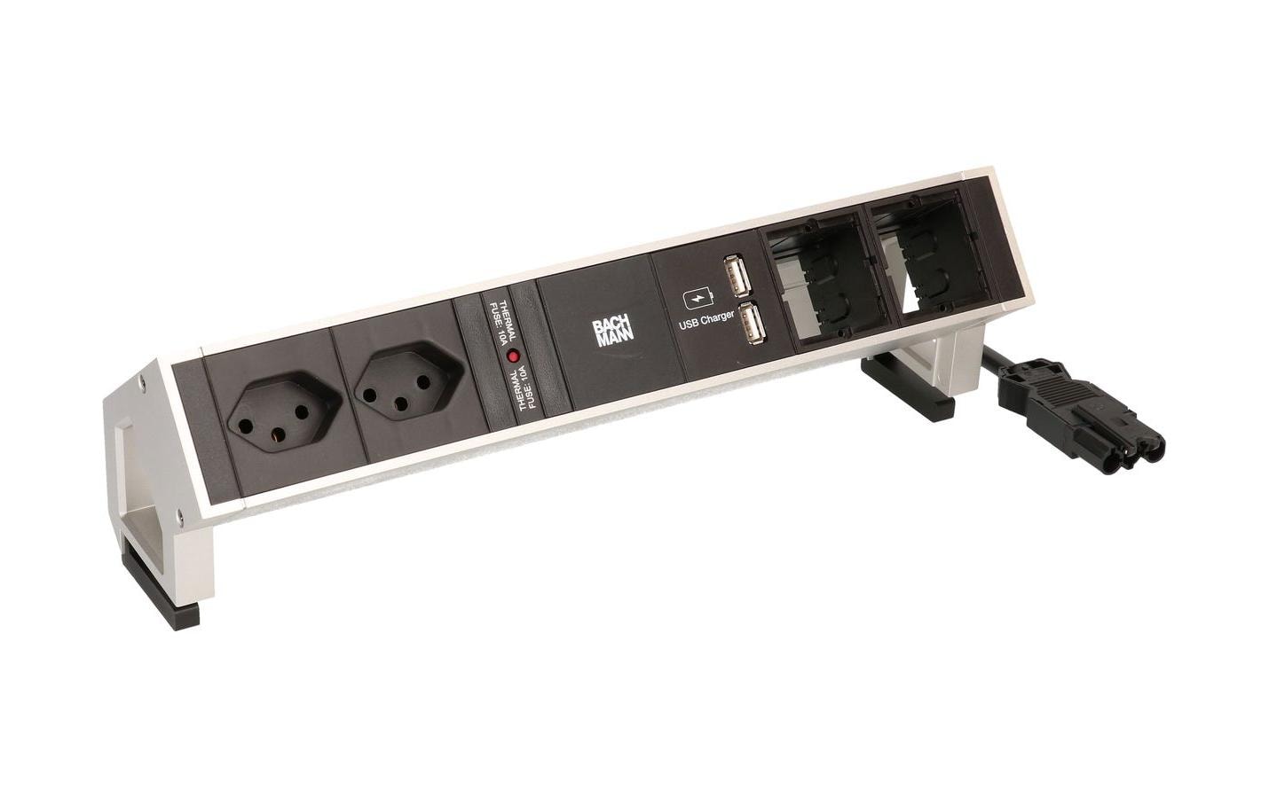 Bachmann Tischsteckdosenleiste DESK 2 2x T13, 2x ABD