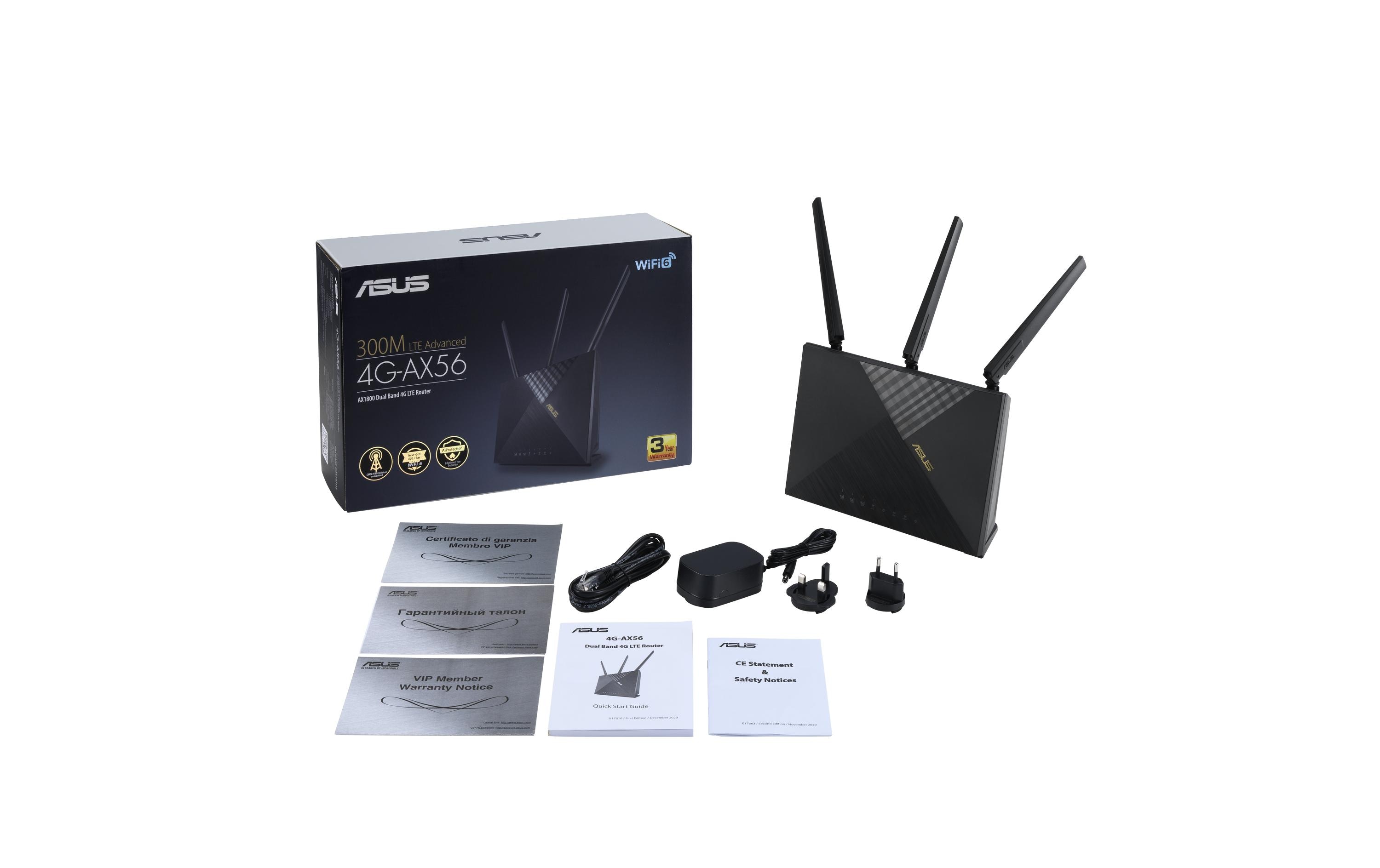 ASUS LTE-Router 4G-AX56 ASUS LTE-Router 4G-AX56