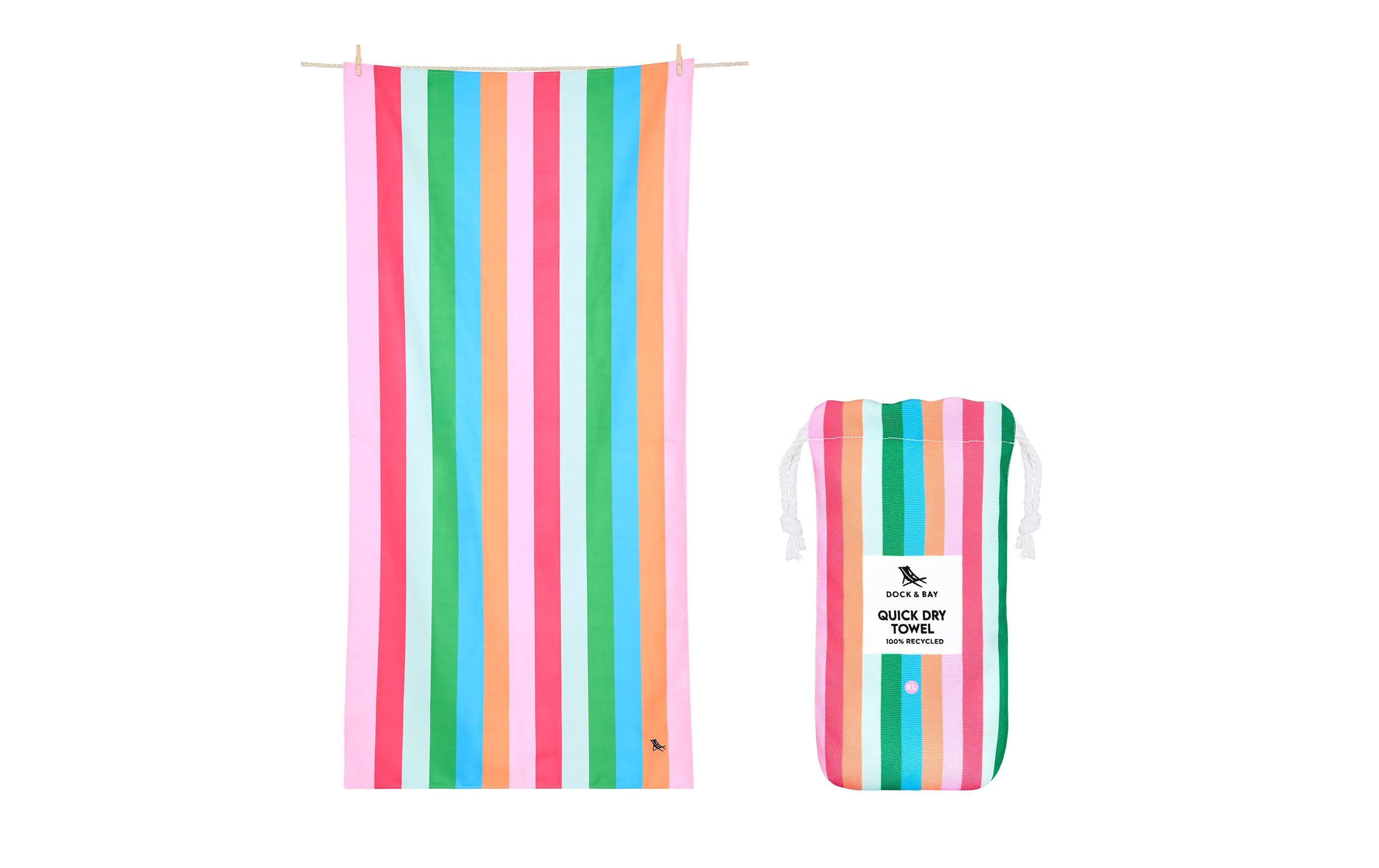 Dock & Bay Badetuch Tutti Frutti XL, Mehrfarbig