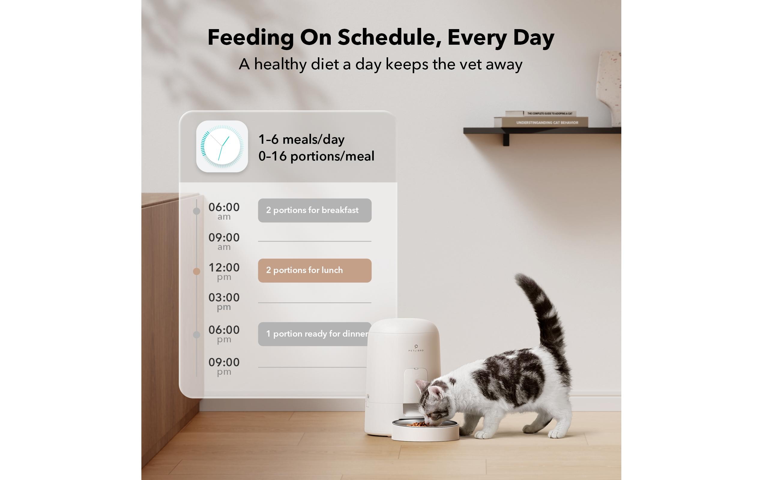 Petlibro Futterautomat Air Automatic Pet Feeder 2 l Weiss