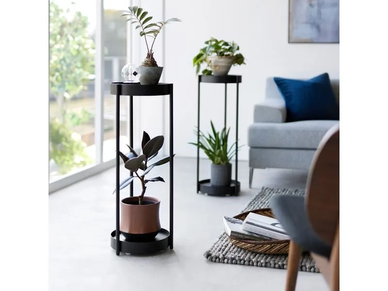 Yamazaki Pflanzenständer Tower 25 x 26.5 x 70 cm Schwarz Yamazaki Pflanzenständer Tower 25 x 26.5 x 70 cm Schwarz