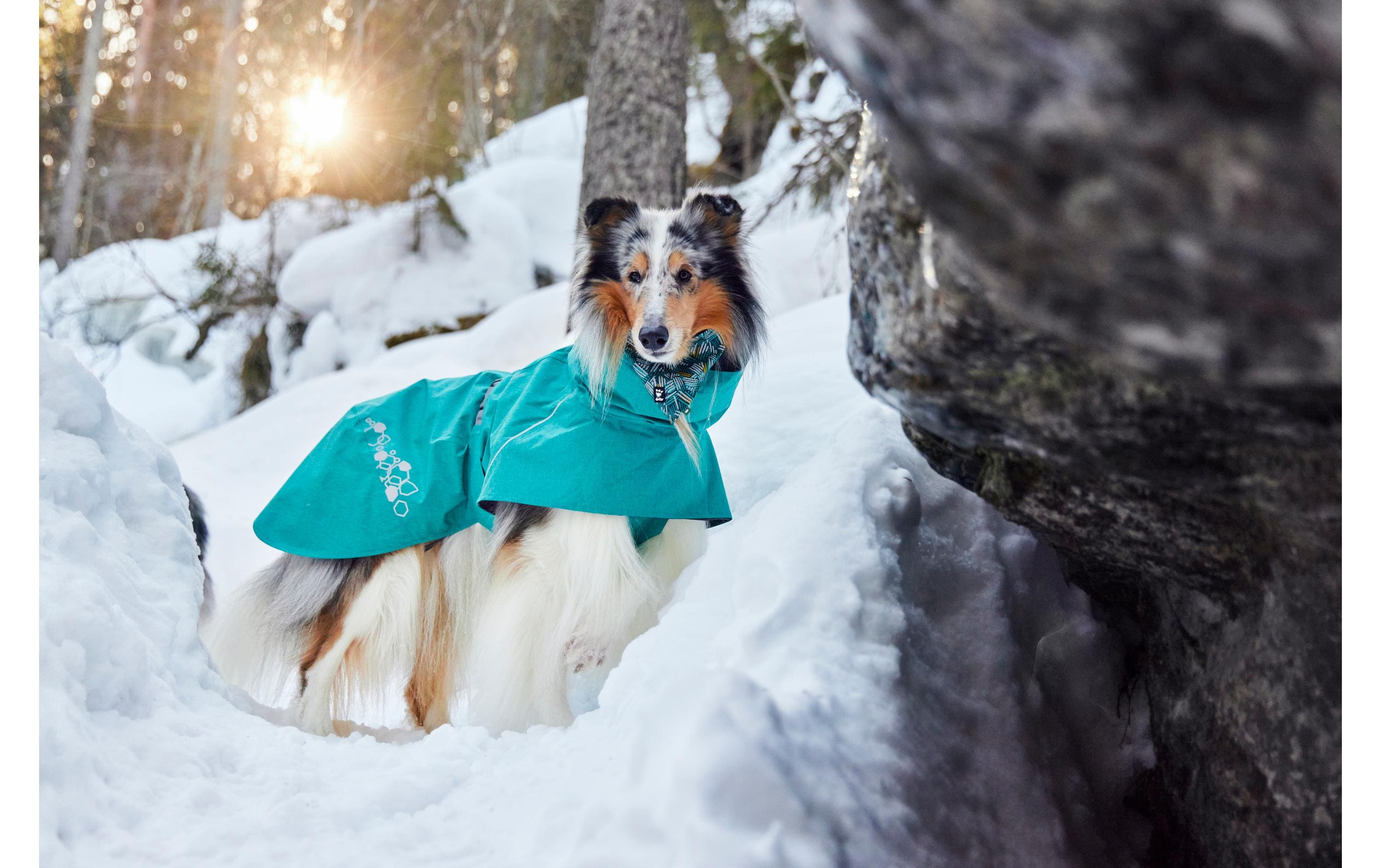 HURTTA Regenmantel Monsoon V2 Eco Grün, 70 cm