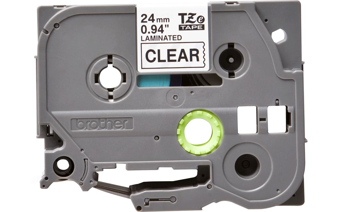 Brother Beschriftungsband TZe-151 Schwarz auf Transparent