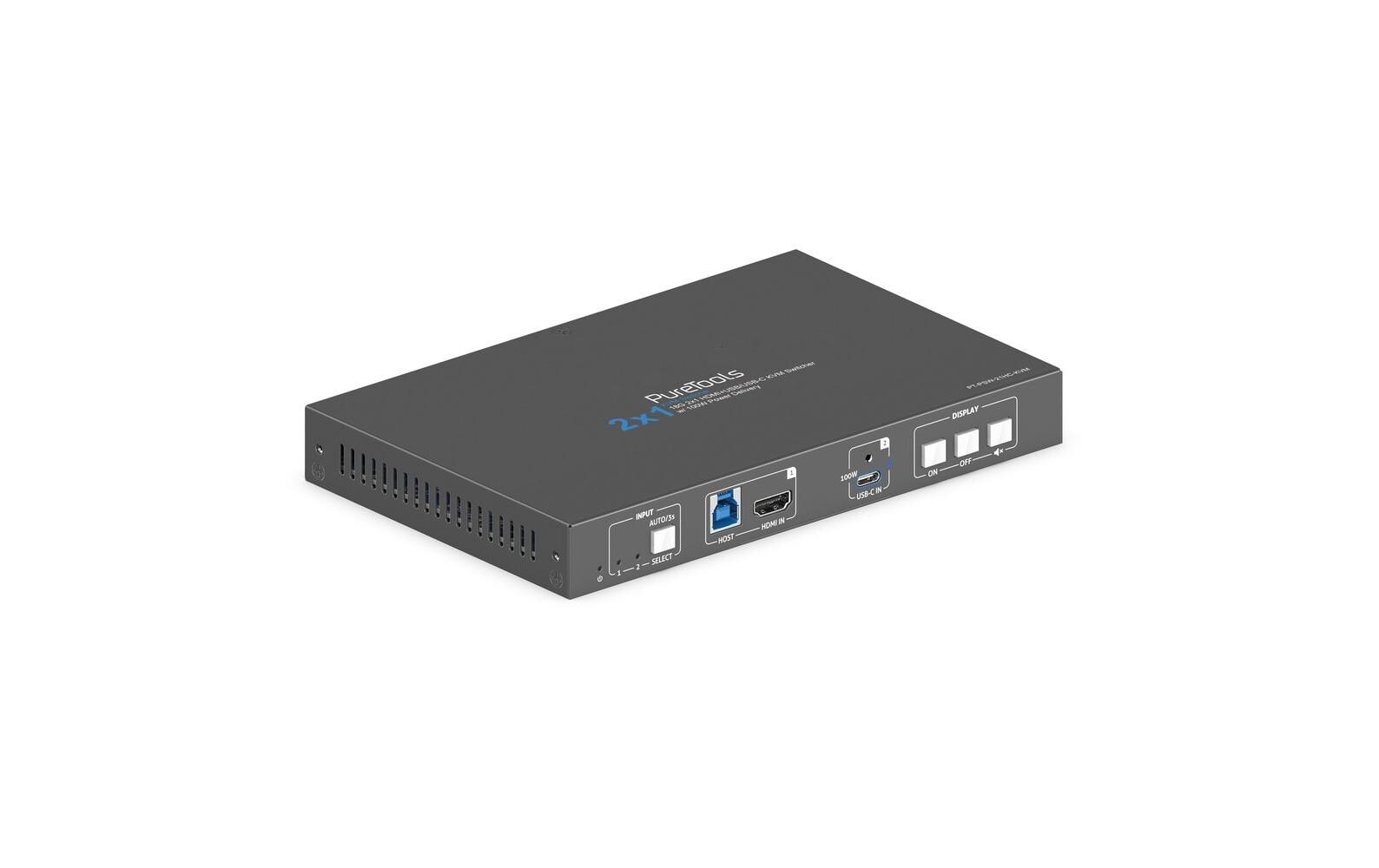PureLink PureTools Switcher PT-PSW-21HC-KVM 4K 60Hz 4:4:4, HDR 10