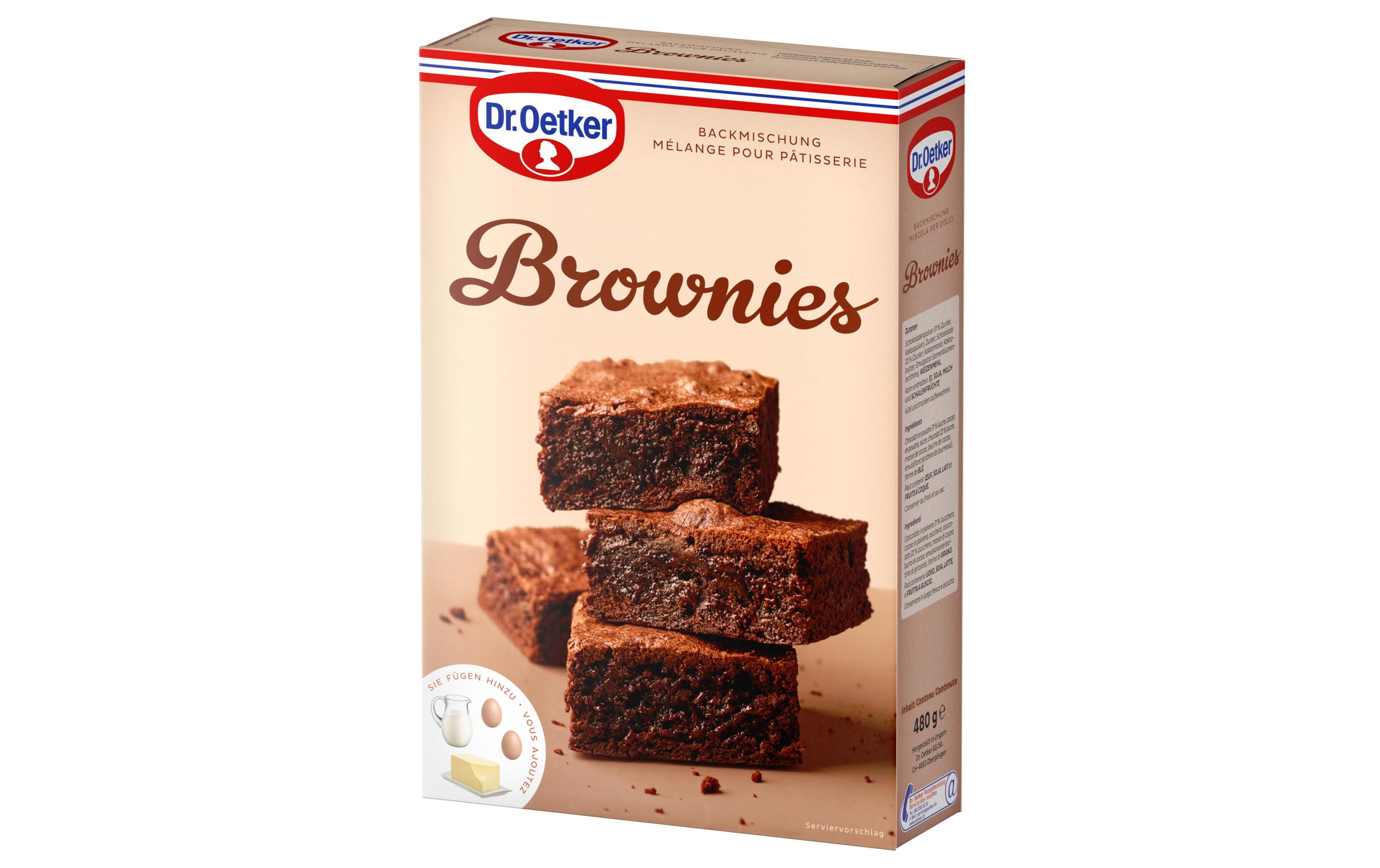Dr.Oetker Backmischung Brownies 480 g Dr.Oetker Backmischung Brownies 480 g