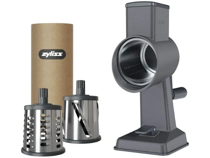 Zyliss Trommelreibe Gourmet Grau/Silber Zyliss Trommelreibe Gourmet Grau/Silber