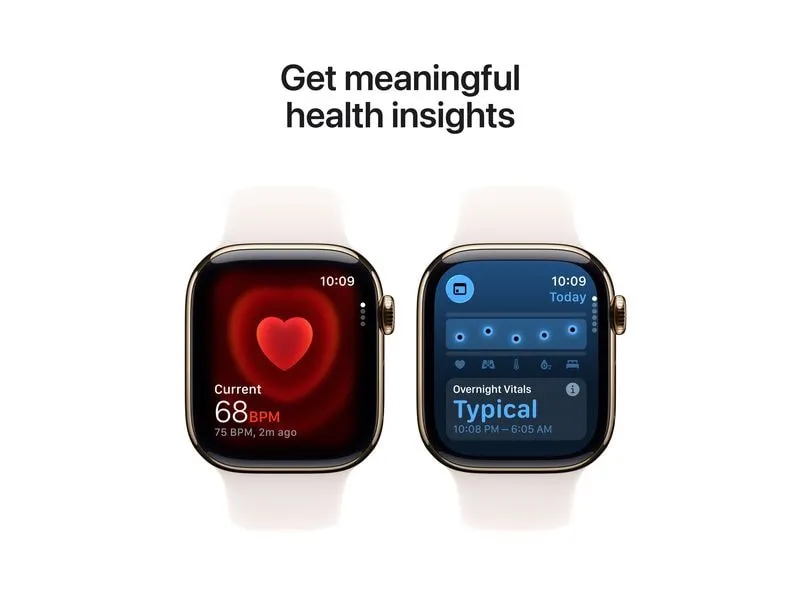 Apple Watch Series 11 42 mm LTE Gold Titanium Light Blush M/L Apple Watch Series 11 42 mm LTE Gold Titanium Light Blush M/L