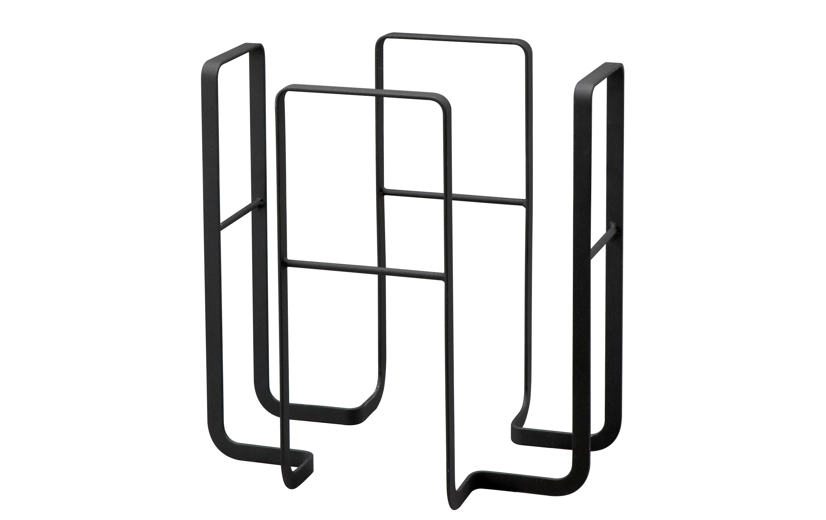 Yamazaki Zeitungsständer News Rack Tower Schwarz Yamazaki Zeitungsständer News Rack Tower Schwarz