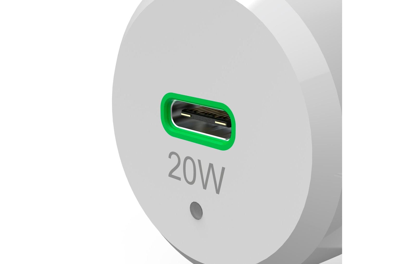 Hama Autoladegerät Car Charger Lightning 20 W Weiss